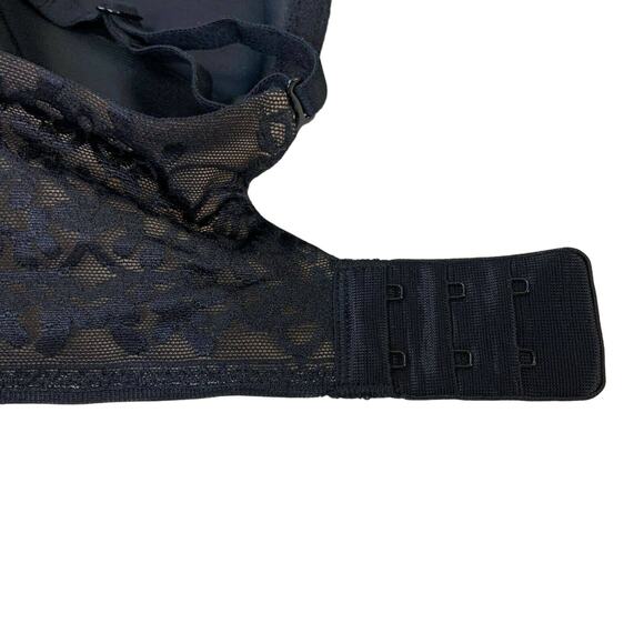 Curvy Couture Fantasia Bra 34D Black NWT Everyday Comfort Smooth Fit - Picture 6 of 7